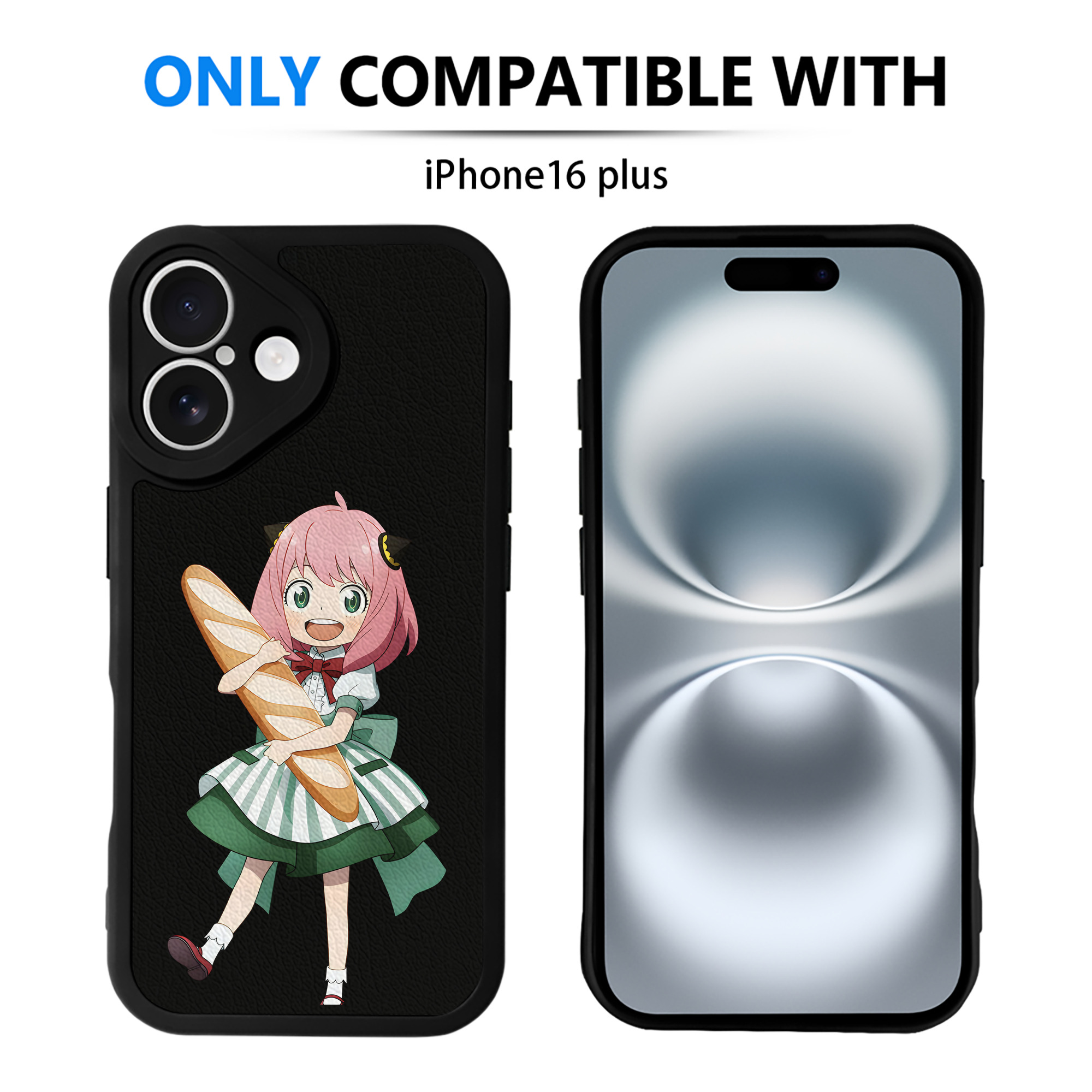 （画像用） SPY×FAMILY间谍家家酒 【iPhone 16シリーズ対応】シリコンスマホケース（レザー調） 材質：シリコン